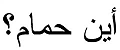 Ain Alhamaam ?